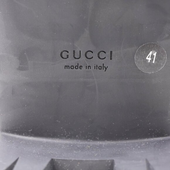 Gucci  Lace Up 60mm GG Matelasse Lux Nappa Leather Combat Boots Dark Brown 7183 - Picture 14 of 14